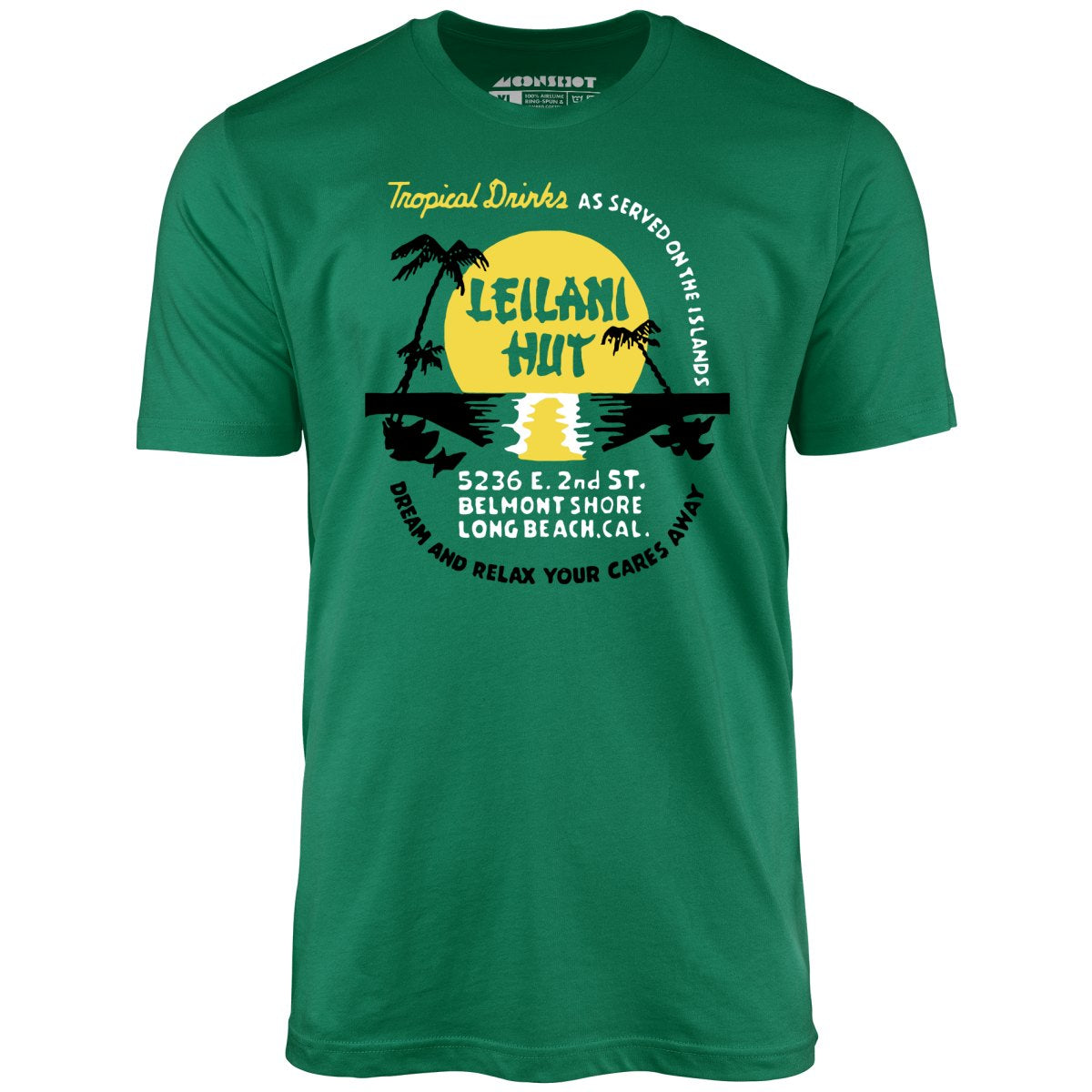 Leilani Hut - Belmont Shore, CA - Vintage Tiki Bar - Unisex T-Shirt