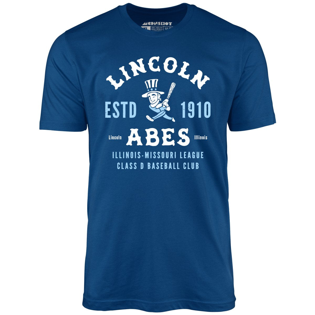 Lincoln Abes - Illinois - Vintage Defunct Baseball Teams - Unisex T-Shirt