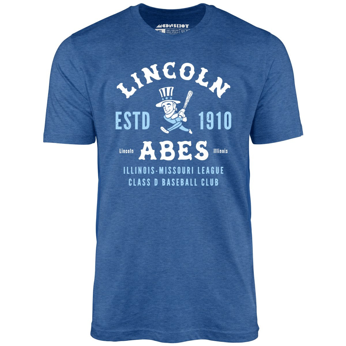 Lincoln Abes - Illinois - Vintage Defunct Baseball Teams - Unisex T-Shirt