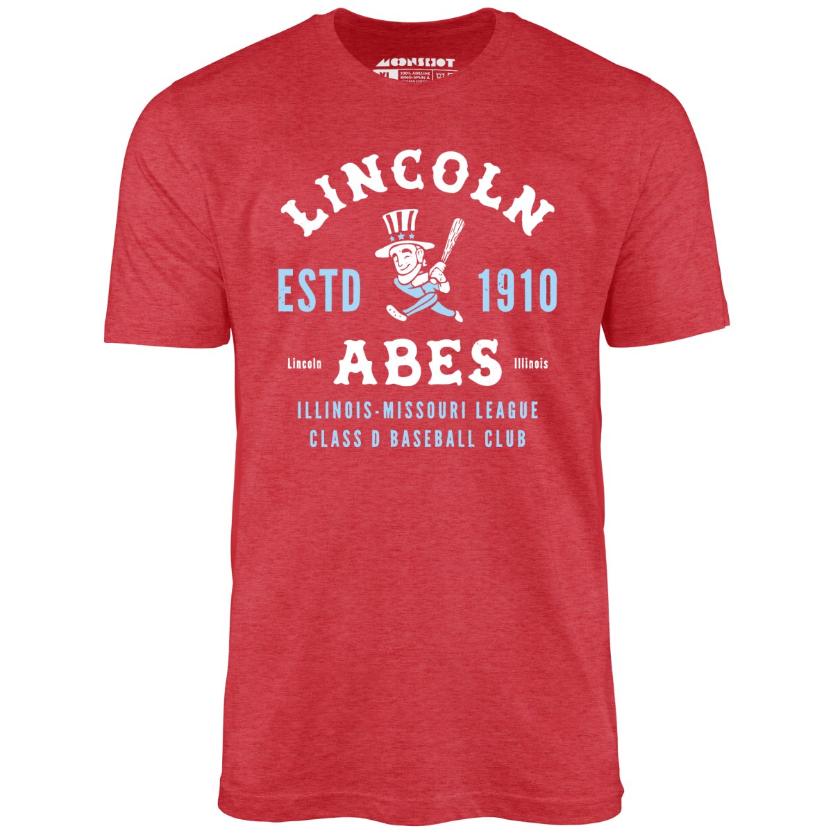 Lincoln Abes - Illinois - Vintage Defunct Baseball Teams - Unisex T-Shirt