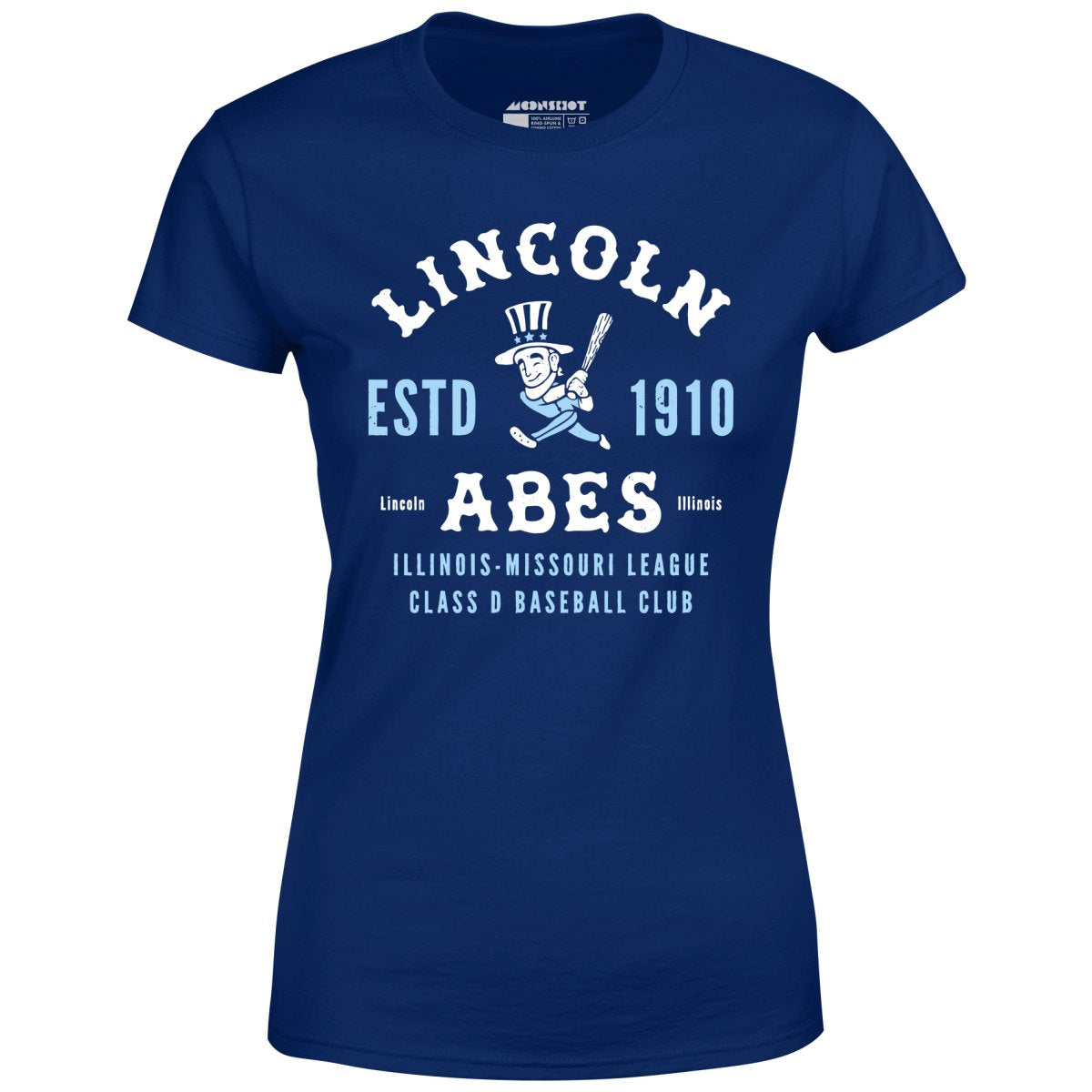 Lincoln Abes - Illinois - Vintage Defunct Baseball Teams - Women's T-Shirt