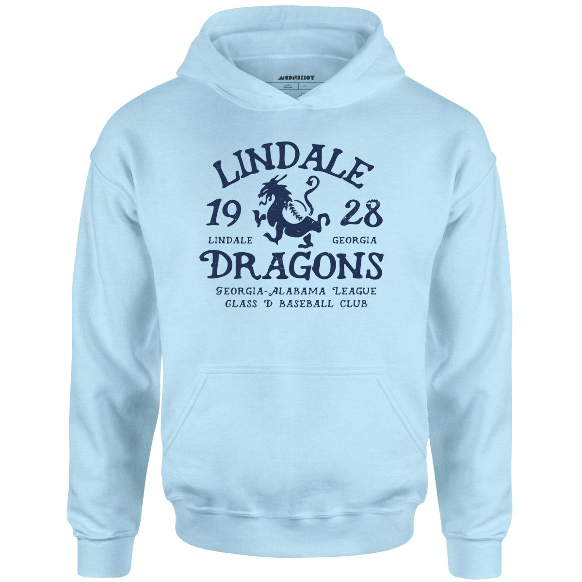 Lindale Dragons - Georgia - Vintage Defunct Baseball Teams - Unisex Hoodie