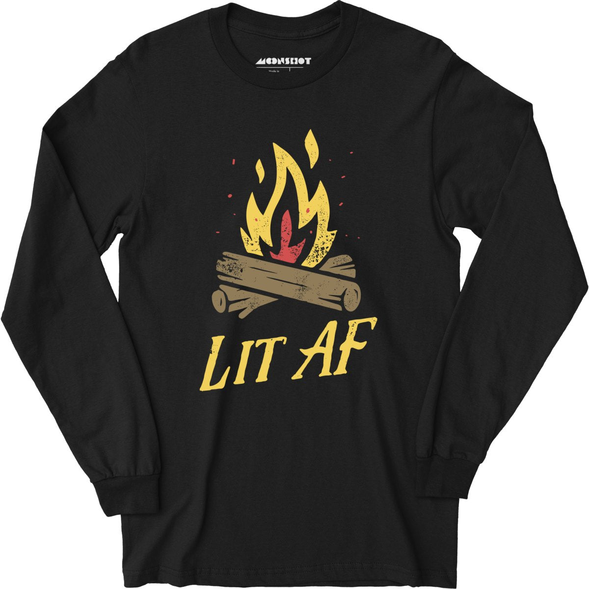 Lit AF Campfire - Long Sleeve T-Shirt