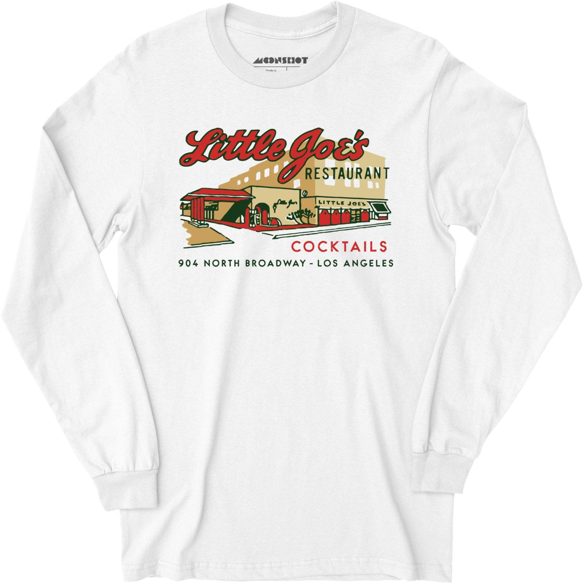 Little Joe's - Los Angeles, CA - Vintage Restaurant - Long Sleeve T-Shirt