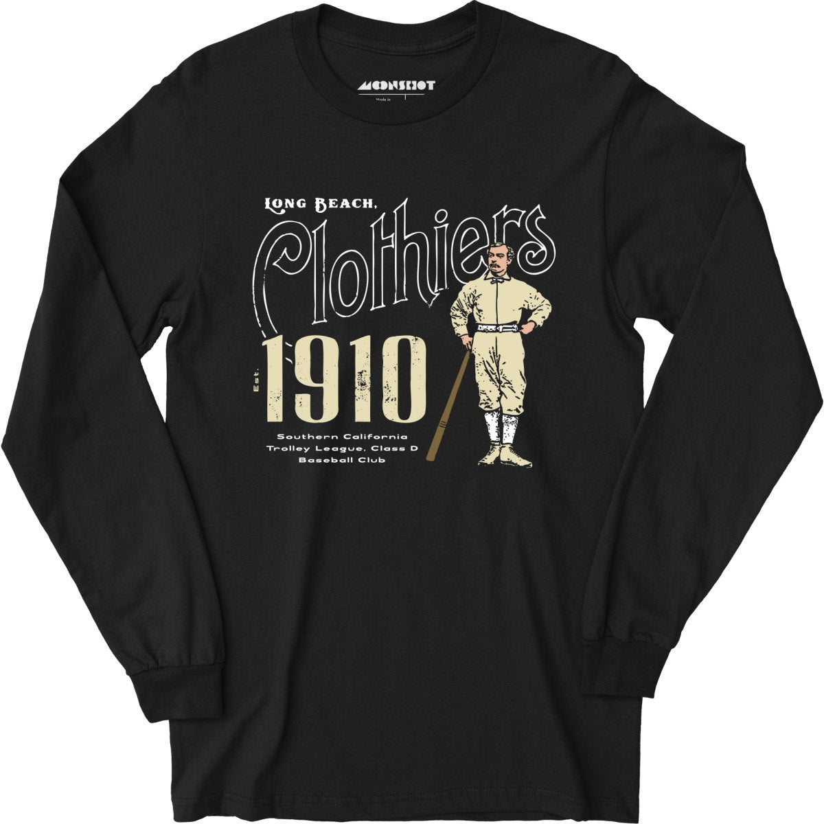 Long Beach Clothiers - California - Vintage Defunct Baseball Teams - Long Sleeve T-Shirt