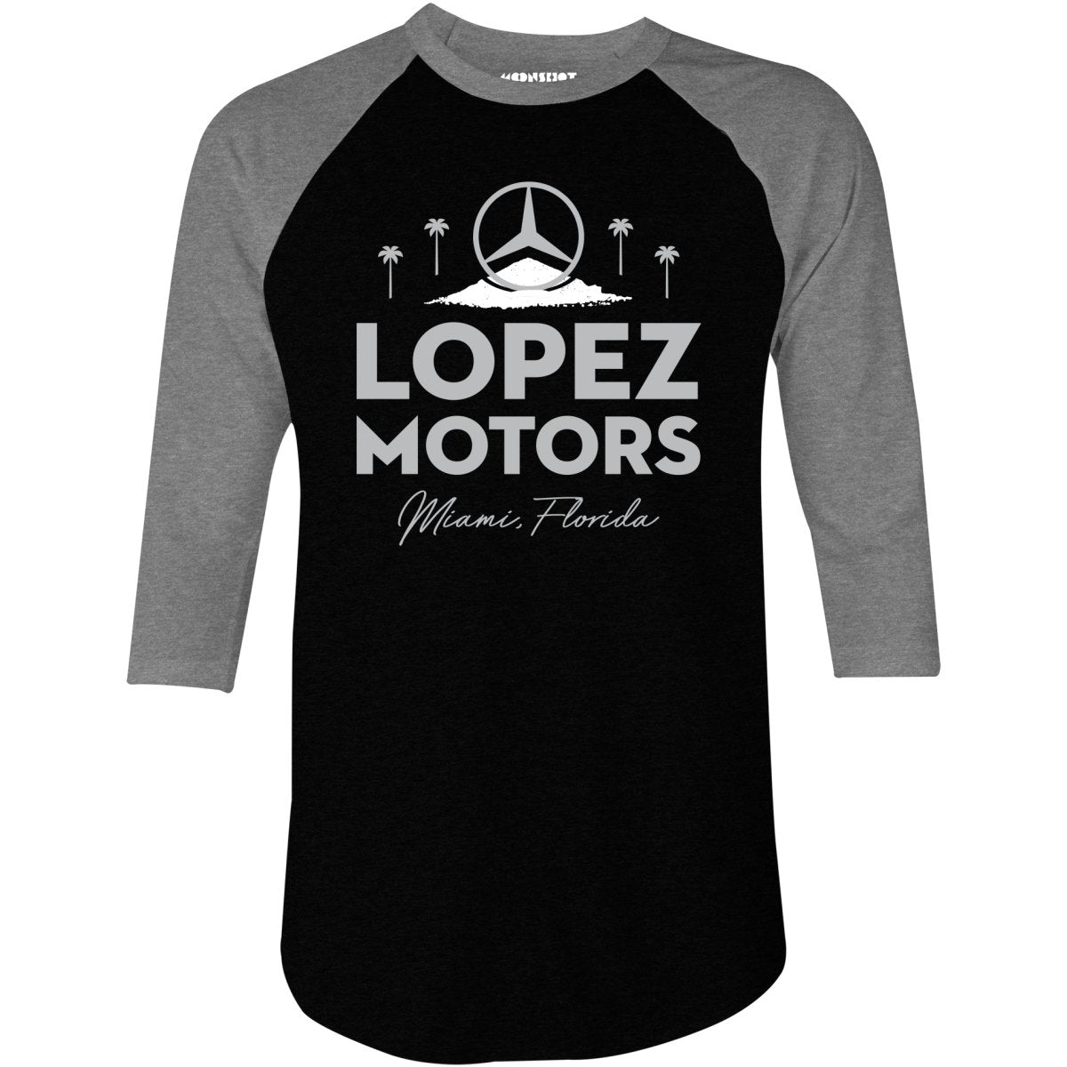 Lopez Motors - 3/4 Sleeve Raglan T-Shirt