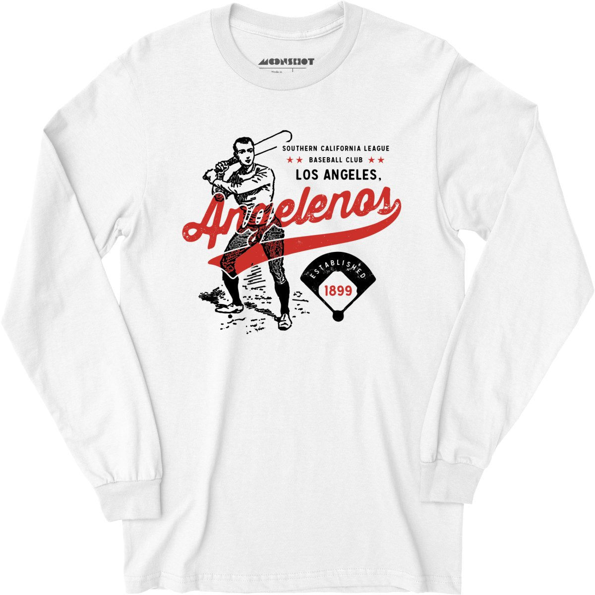 Los Angeles Angelenos - California - Vintage Defunct Baseball Teams - Long Sleeve T-Shirt