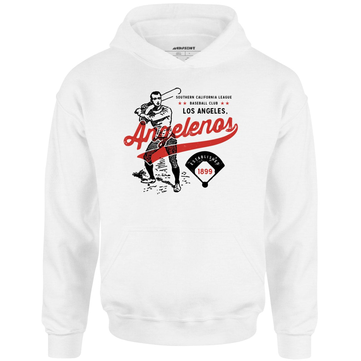 Los Angeles Angelenos - California - Vintage Defunct Baseball Teams - Unisex Hoodie