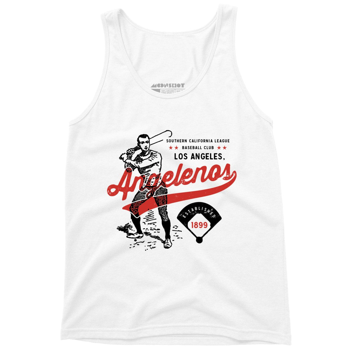 Los Angeles Angelenos - California - Vintage Defunct Baseball Teams - Unisex Tank Top