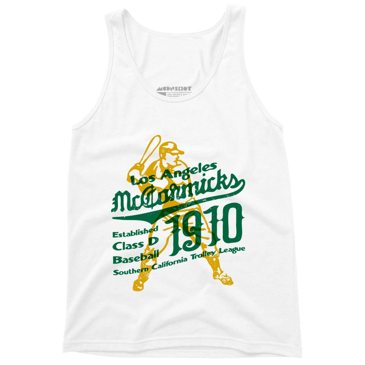 Los Angeles McCormick's - California - Vintage Defunct Baseball Teams - Unisex Tank Top