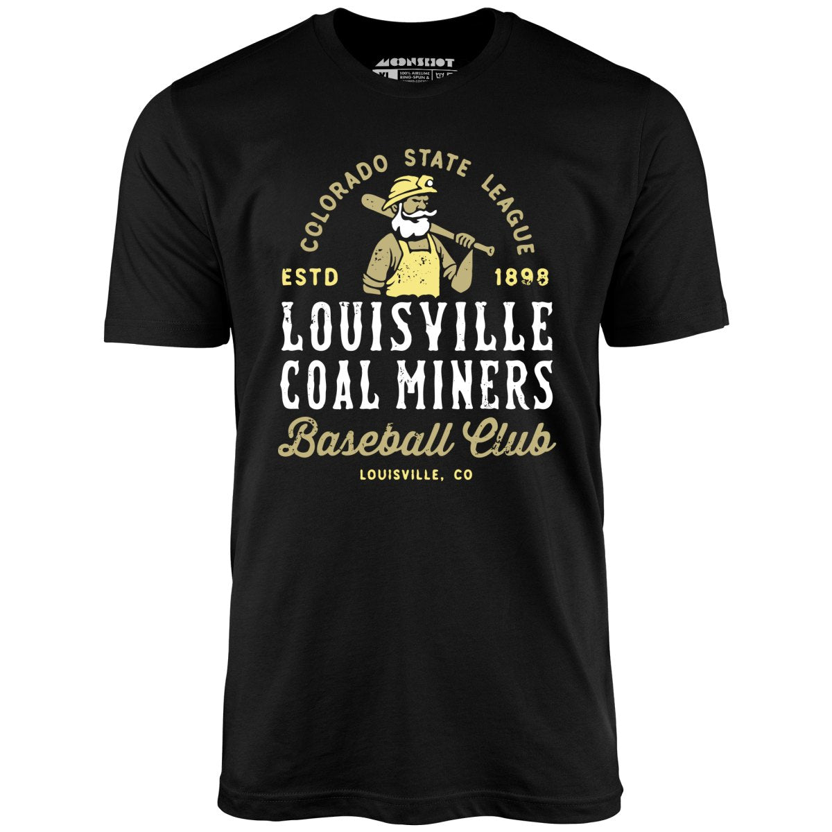 Louisville Coal Miners - Colorado - Vintage Defunct Baseball Teams - Unisex T-Shirt