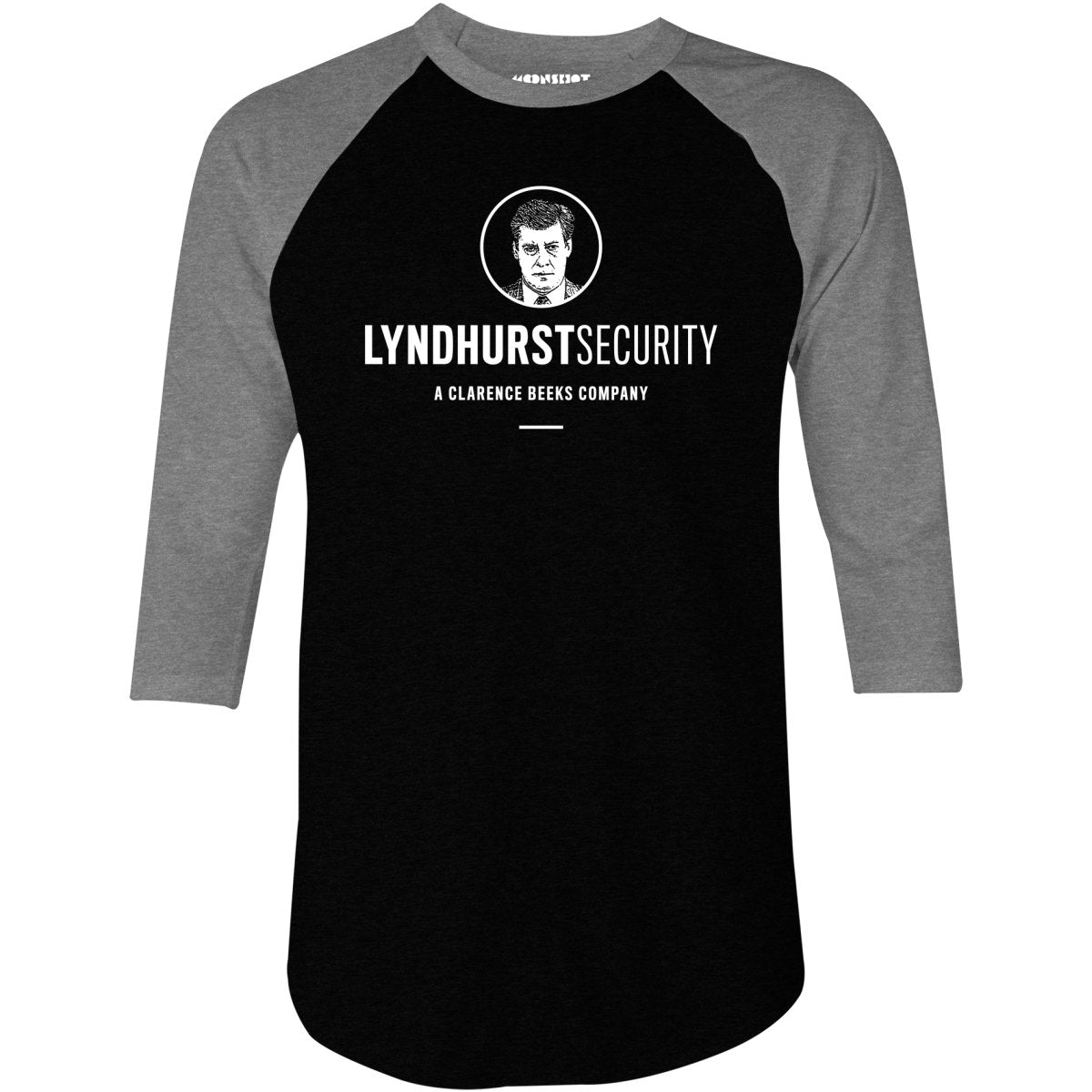 Lyndhurst Security - Clarence Beeks - 3/4 Sleeve Raglan T-Shirt