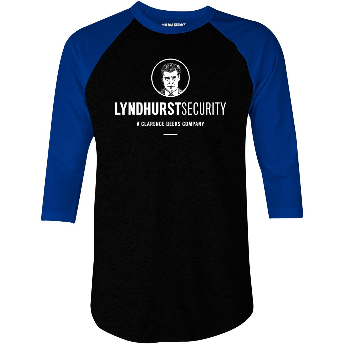 Lyndhurst Security - Clarence Beeks - 3/4 Sleeve Raglan T-Shirt