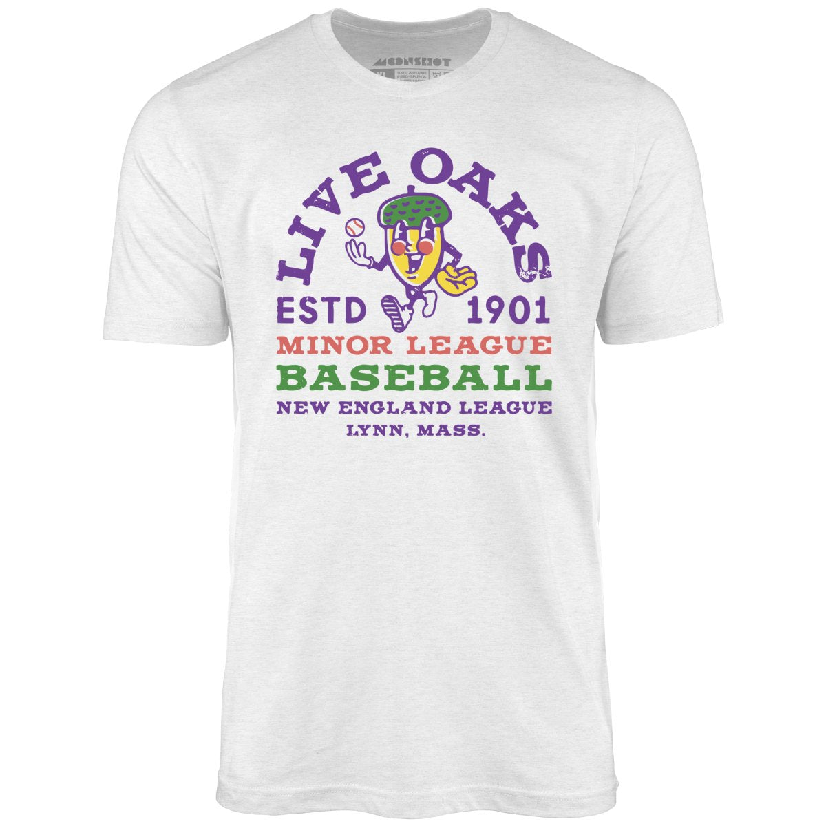 Lynn Live Oaks - Massachusetts - Vintage Defunct Baseball Teams - Unisex T-Shirt