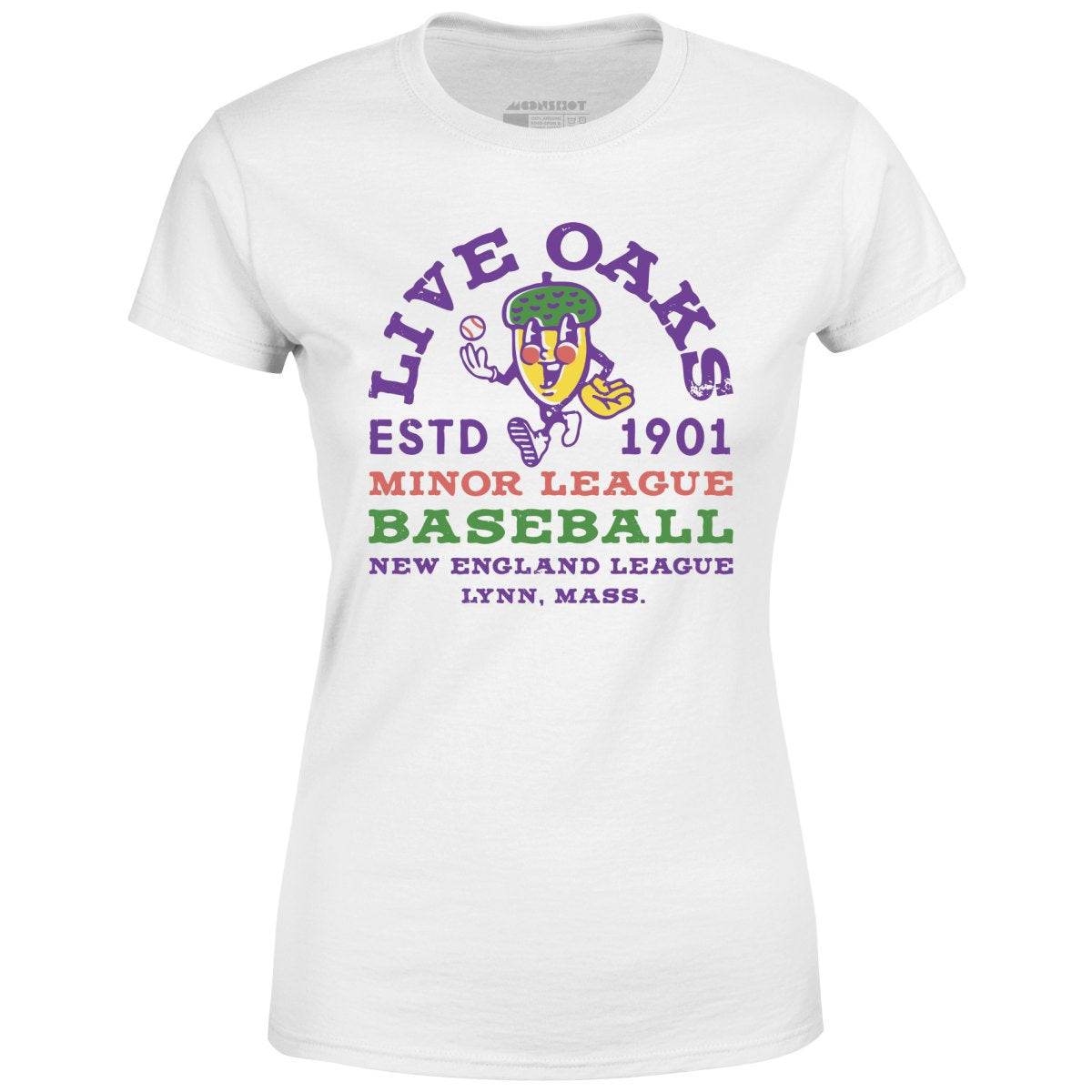 Lynn Live Oaks - Massachusetts - Vintage Defunct Baseball Teams - Women's T-Shirt
