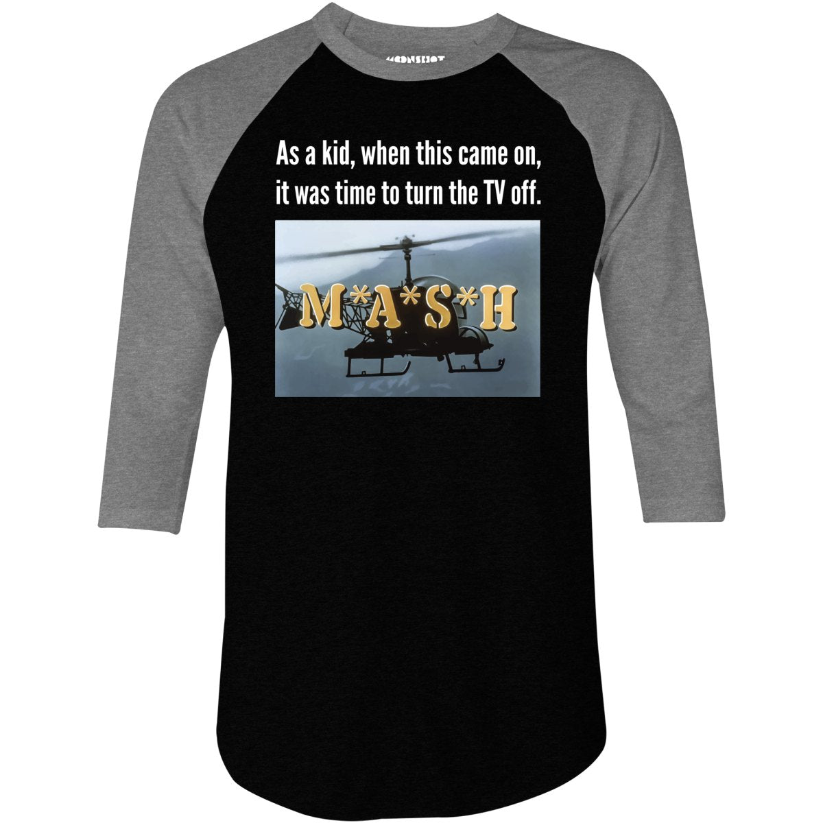 M*A*S*H Meme - 3/4 Sleeve Raglan T-Shirt