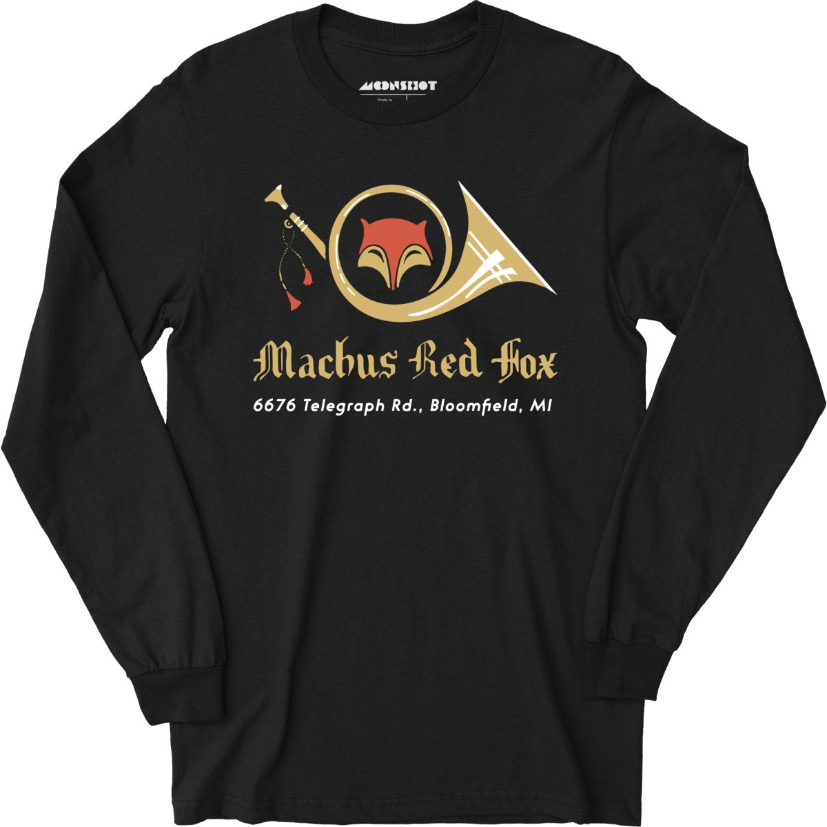 Machus Red Fox - Bloomfield, MI - Vintage Restaurant - Long Sleeve T-Shirt