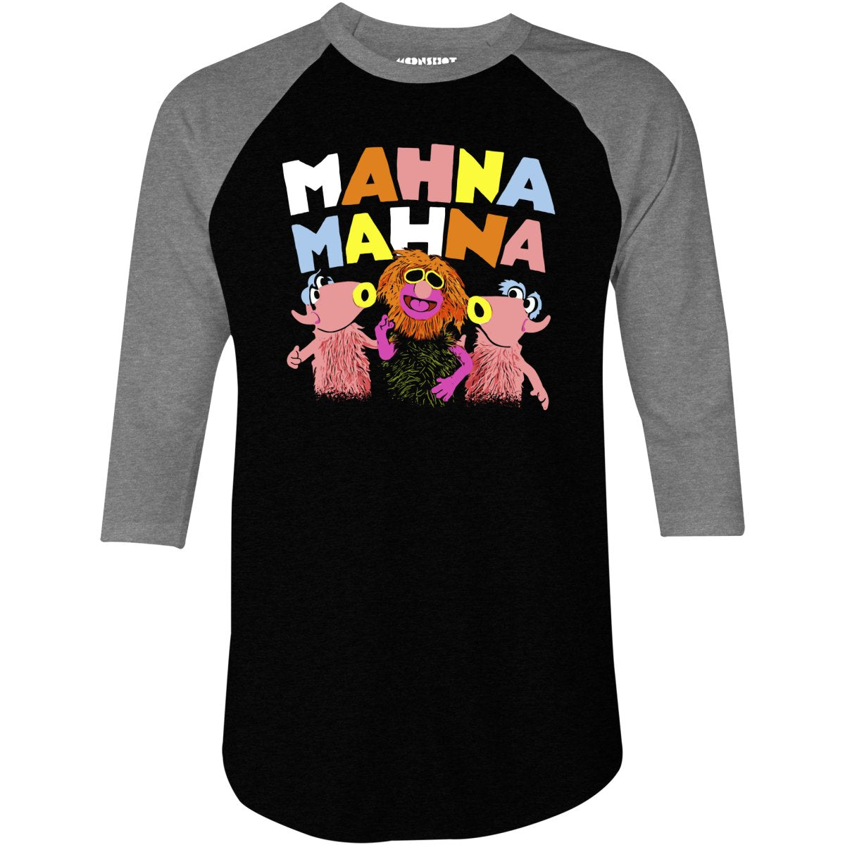 Mahna Mahna - 3/4 Sleeve Raglan T-Shirt