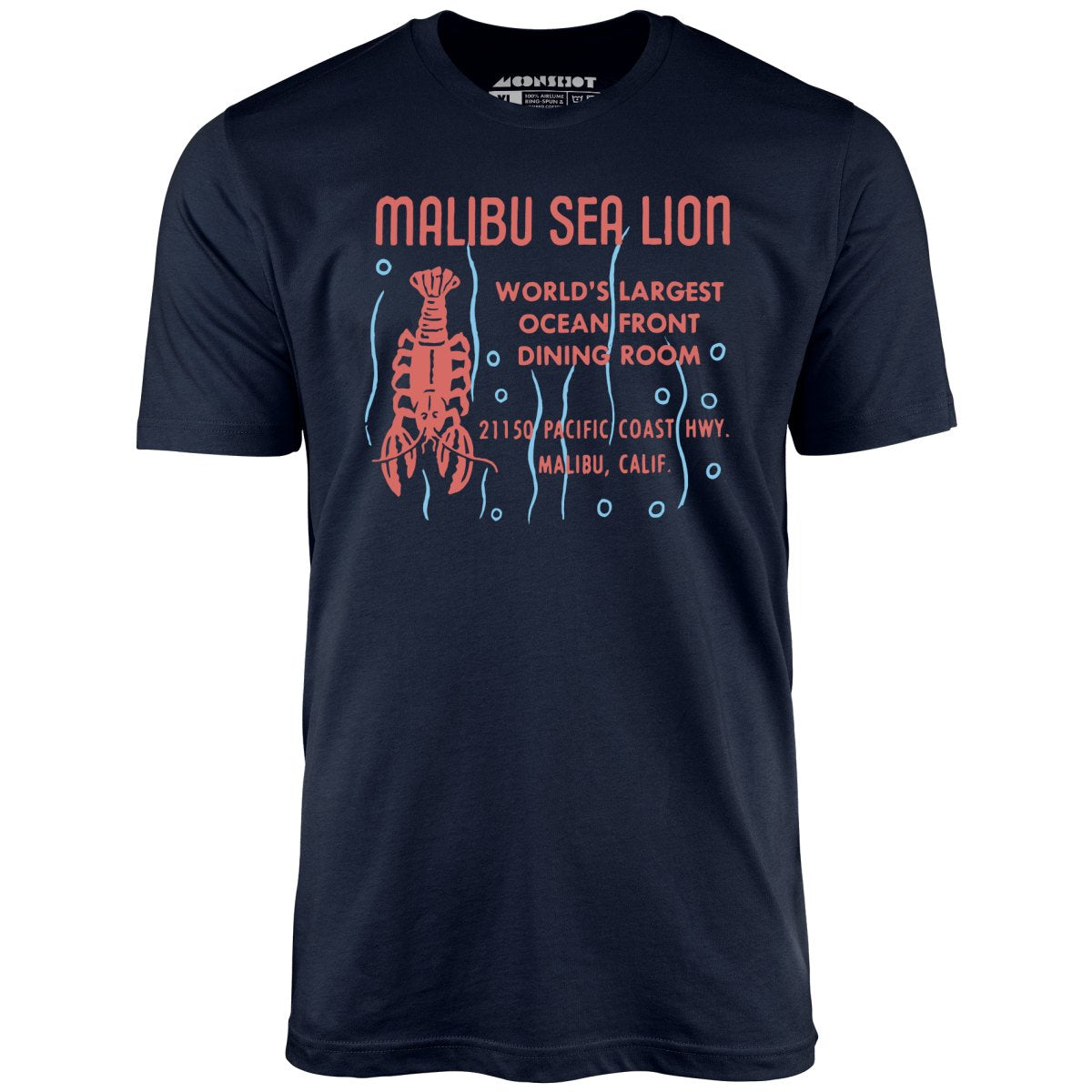 Malibu Sea Lion - Malibu, CA - Vintage Restaurant - Unisex T-Shirt