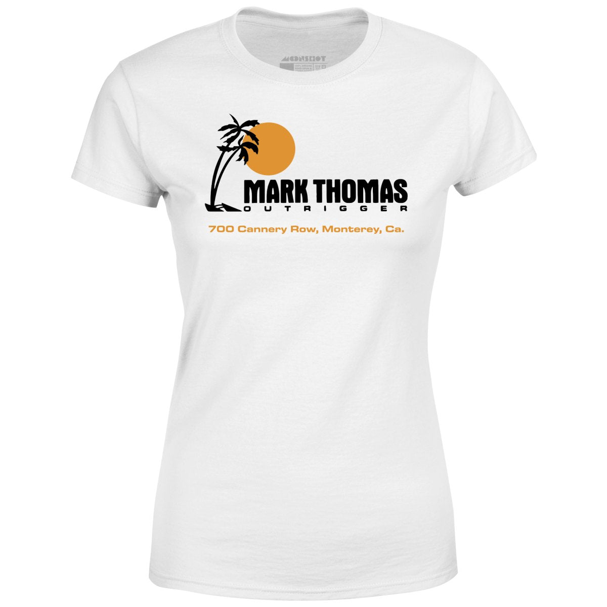 Mark Thomas Outrigger v2 - Monterey, CA - Vintage Tiki Bar - Women's T-Shirt