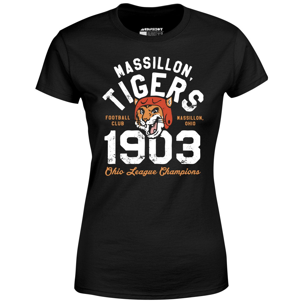 Massillon Tigers - Ohio - Vintage Defunct Football Teams - Women's T-Shirt