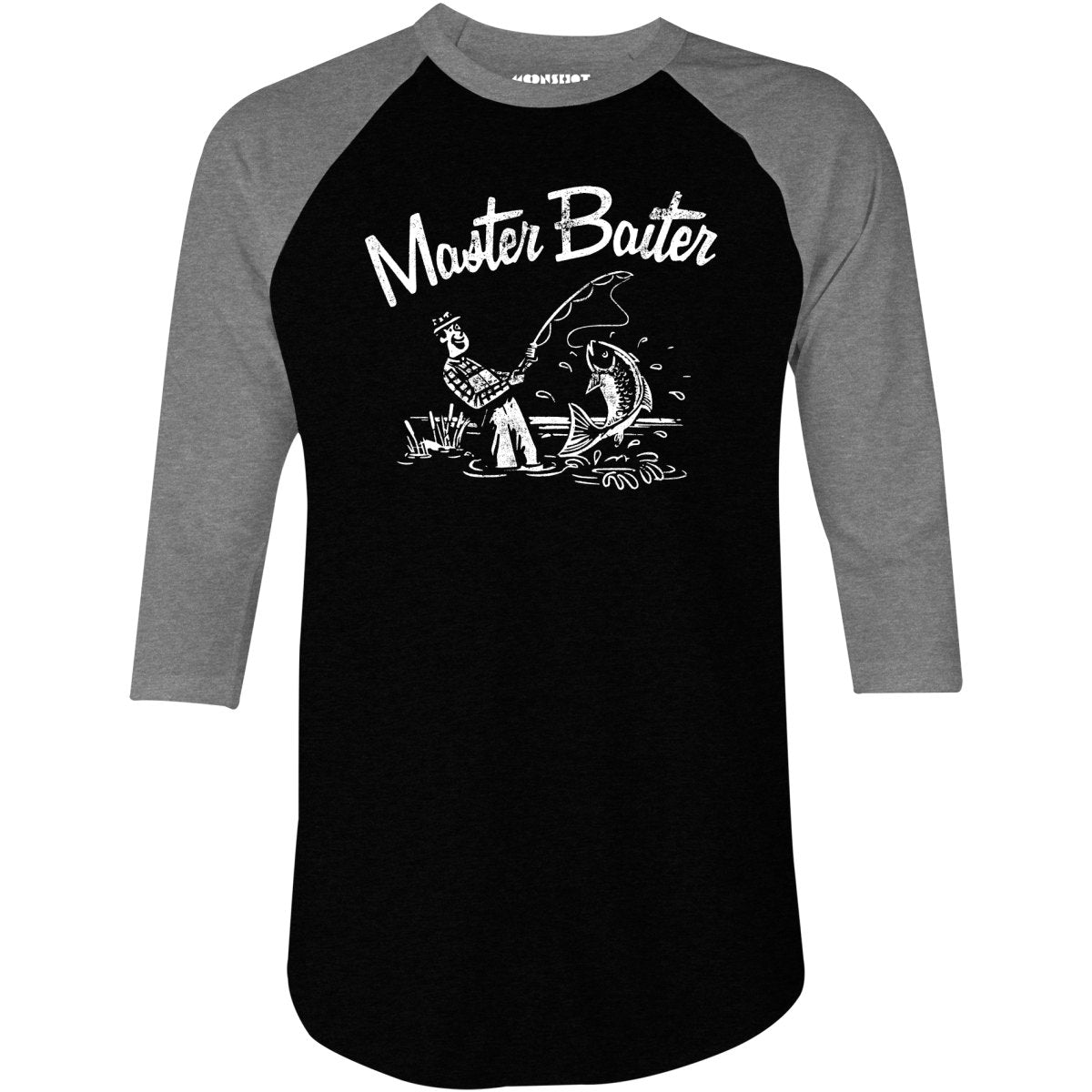 Master Baiter - 3/4 Sleeve Raglan T-Shirt