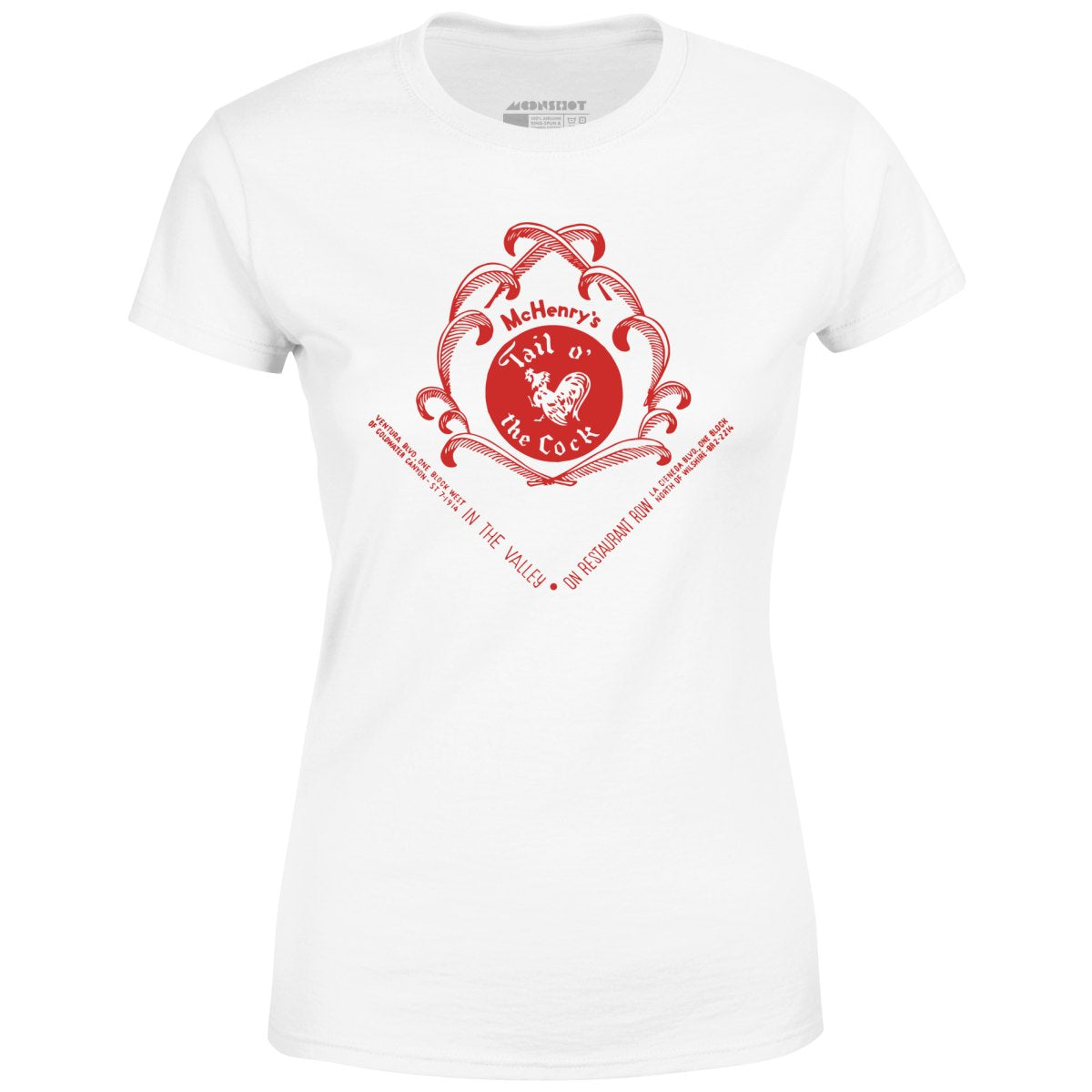 McHenry's Tail o' the Cock v2 - Los Angeles, CA - Vintage Restaurant - Women's T-Shirt