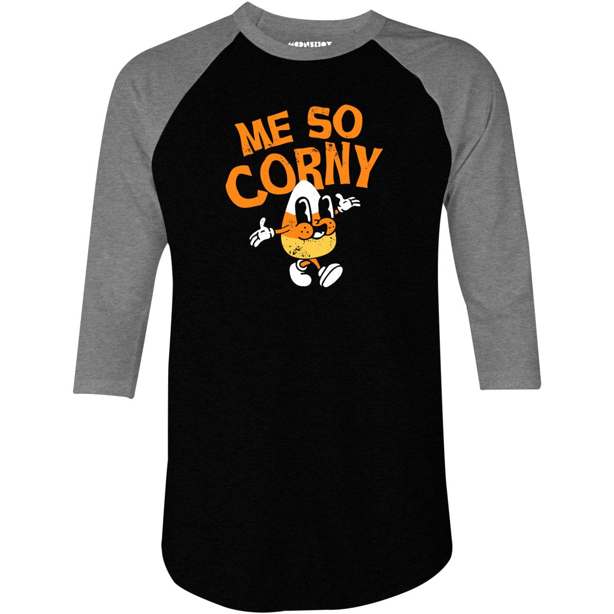 Me So Corny v2 - 3/4 Sleeve Raglan T-Shirt