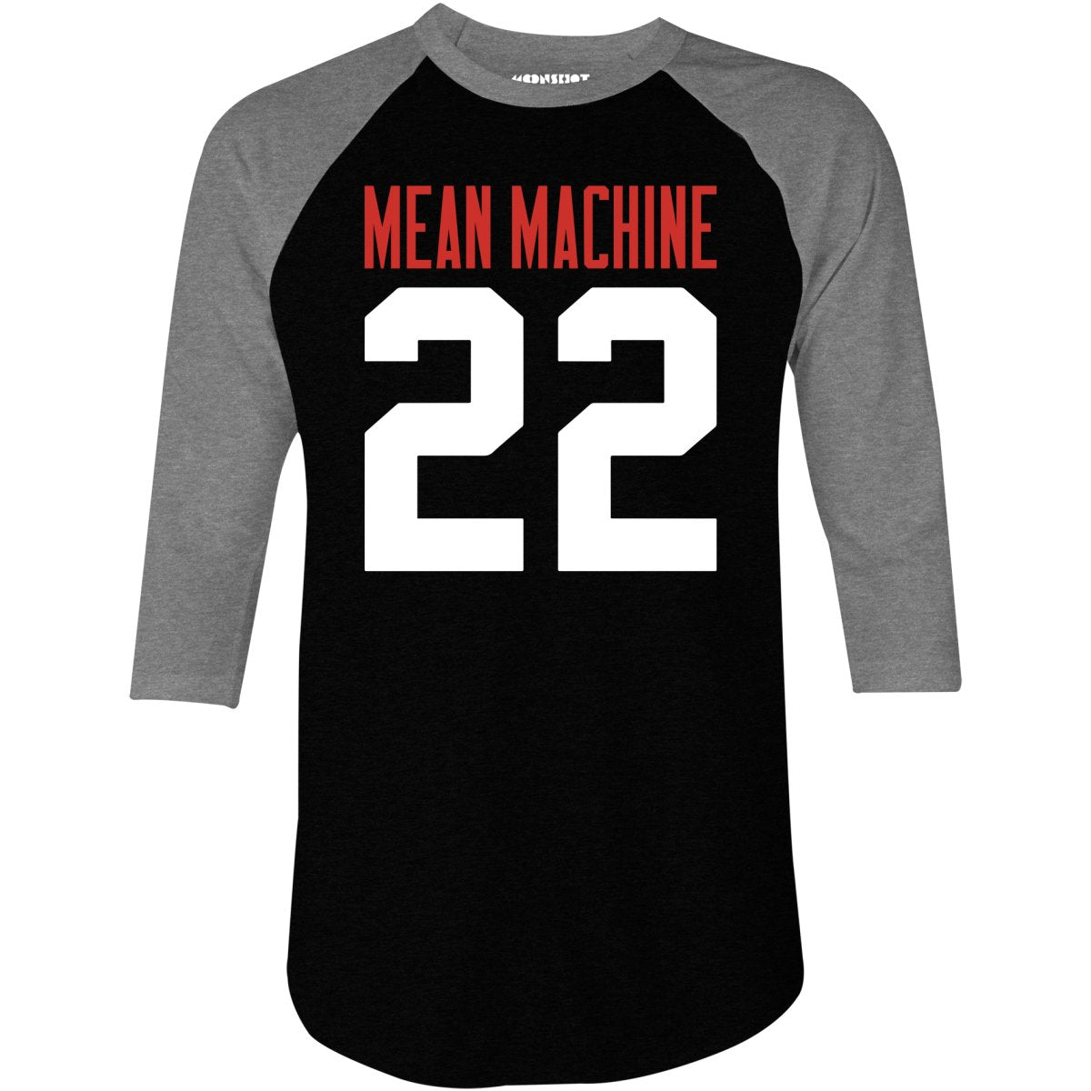 Mean Machine Football Jersey - 3/4 Sleeve Raglan T-Shirt