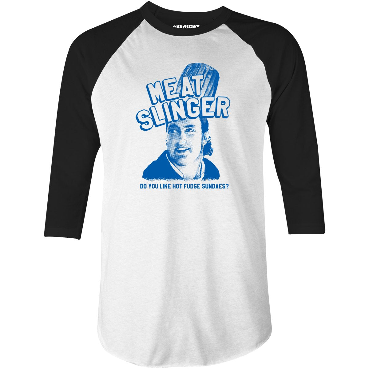 Meat Slinger - 3/4 Sleeve Raglan T-Shirt