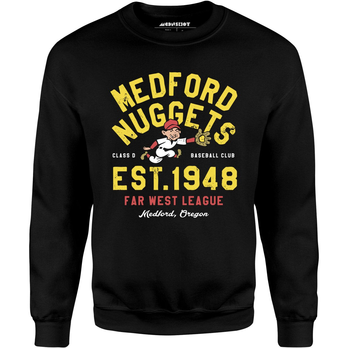 Medford Nuggets - Oregon - Vintage Defunct Baseball Teams - Unisex Sweatshirt