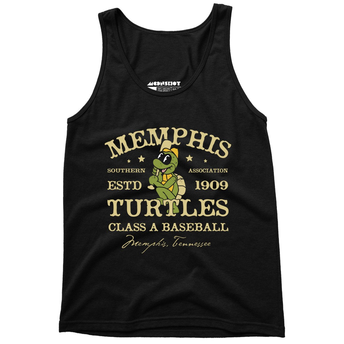 Memphis Turtles - Tennessee - Vintage Defunct Baseball Teams - Unisex Tank Top
