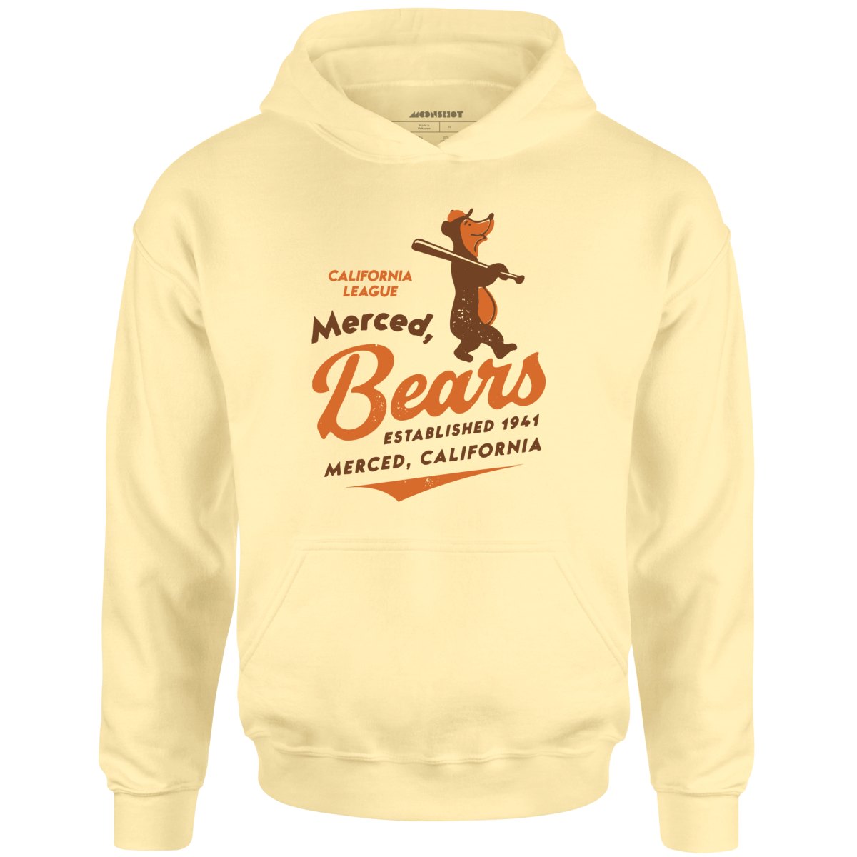 Merced Bears - California - Vintage Defunct Baseball Teams - Unisex Hoodie