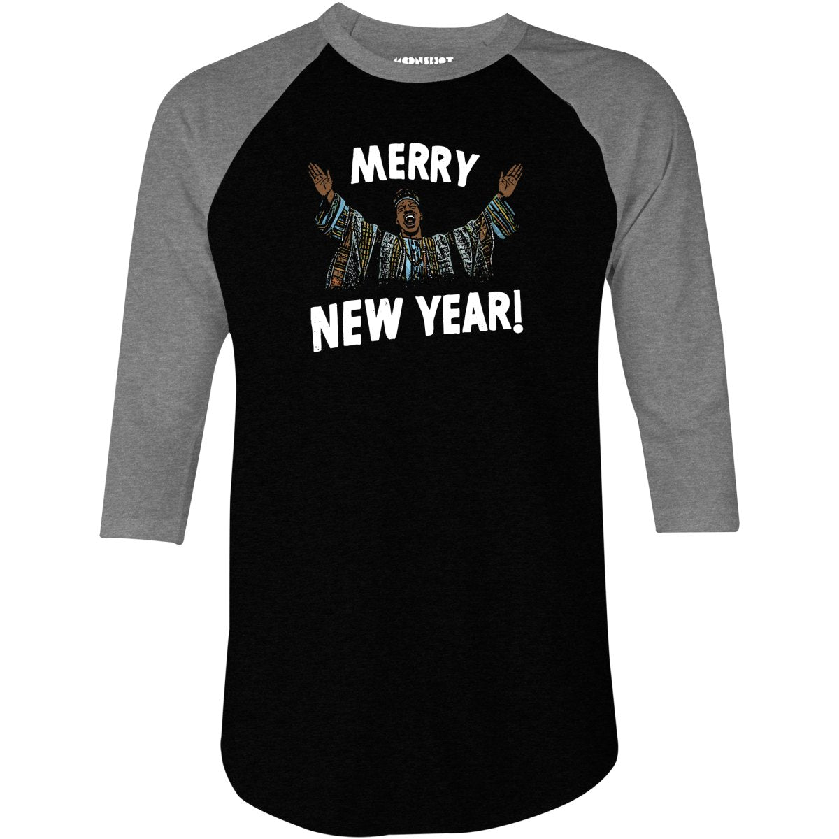 Merry New Year! - 3/4 Sleeve Raglan T-Shirt