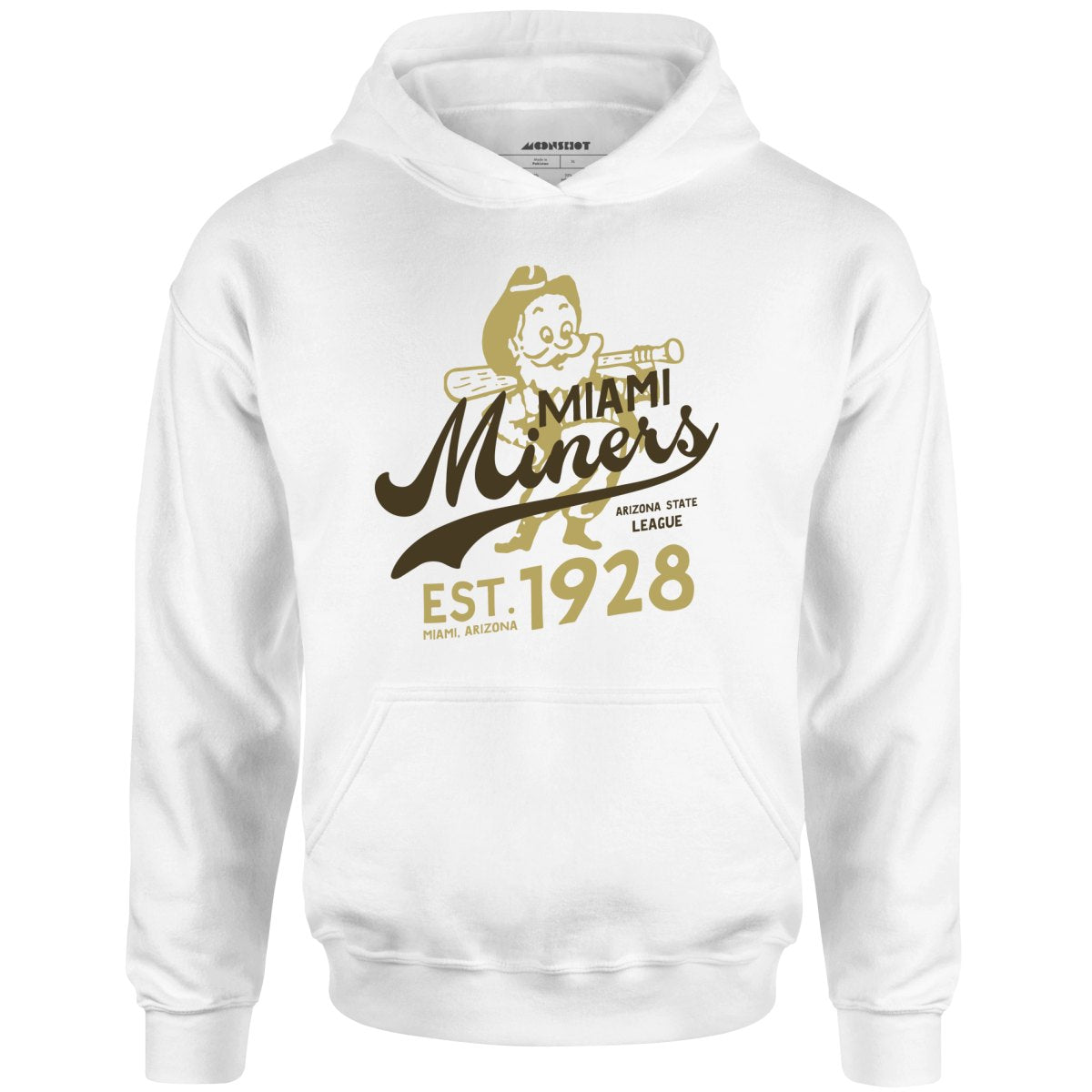 Miami Miners - Arizona - Vintage Defunct Baseball Teams - Unisex Hoodie