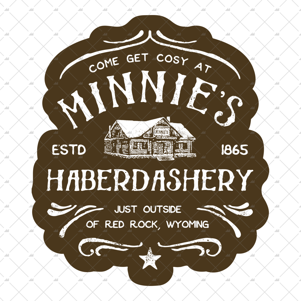 Minnie's Haberdashery - Sticker