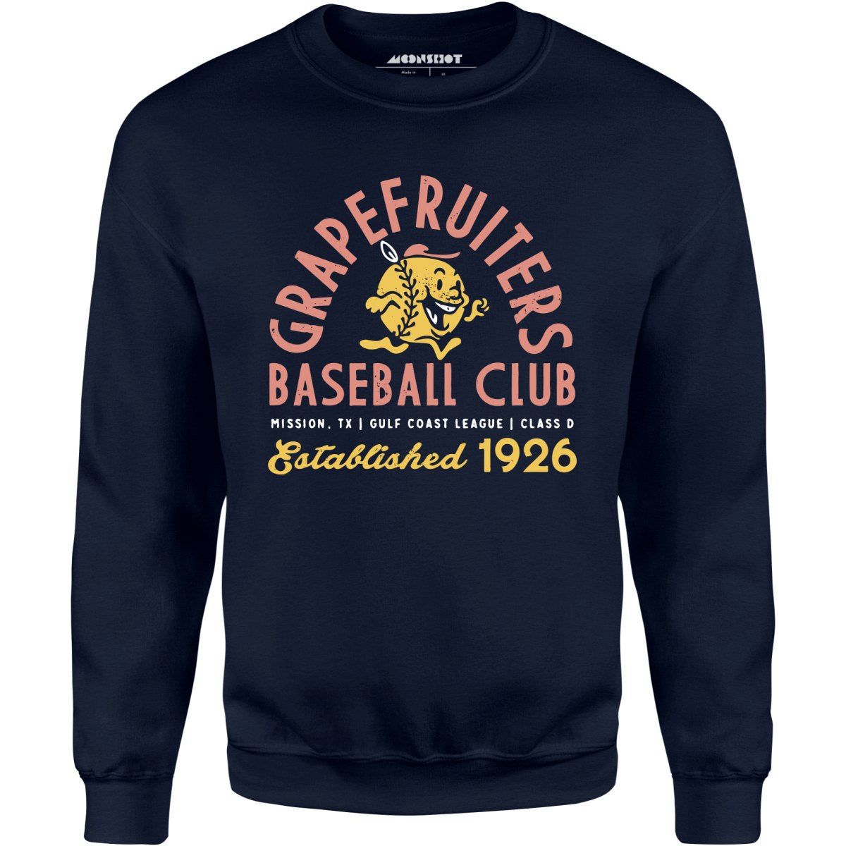 Mission Grapefruiters - Texas - Vintage Defunct Baseball Teams - Unisex Sweatshirt
