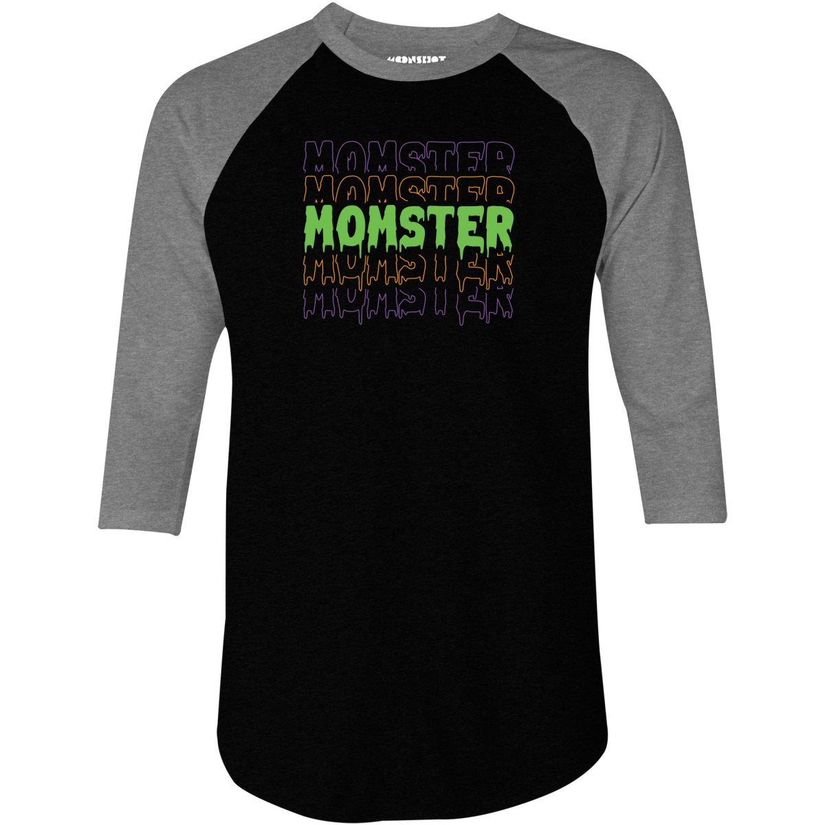 Momster - 3/4 Sleeve Raglan T-Shirt