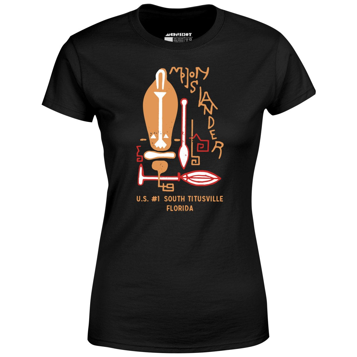 Moon Islander - Titusville, FL - Vintage Tiki Bar -  Women's T-Shirt