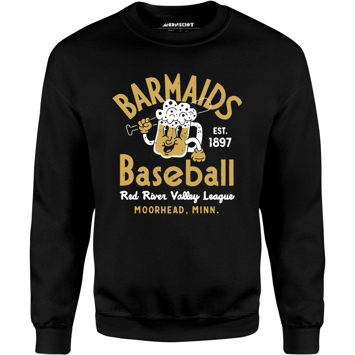 Moorhead Barmaids - Minnesota - Vintage Defunct Baseball Teams - Unisex Sweatshirt