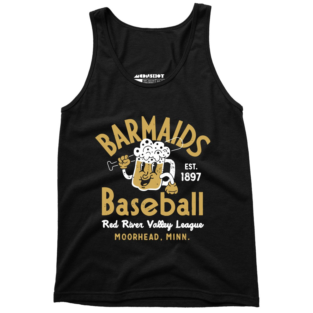 Moorhead Barmaids - Minnesota - Vintage Defunct Baseball Teams - Unisex Tank Top