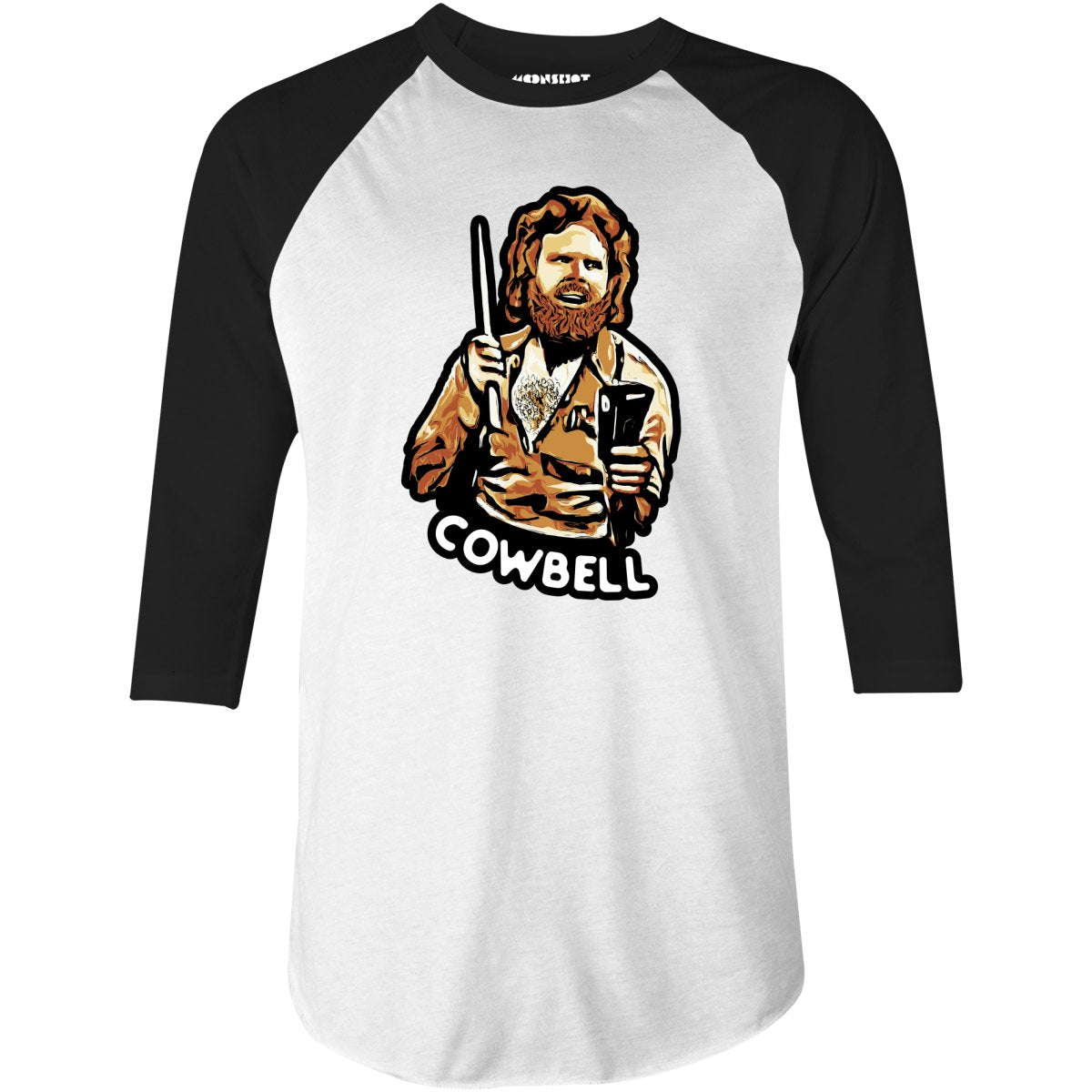 More Cowbell - 3/4 Sleeve Raglan T-Shirt