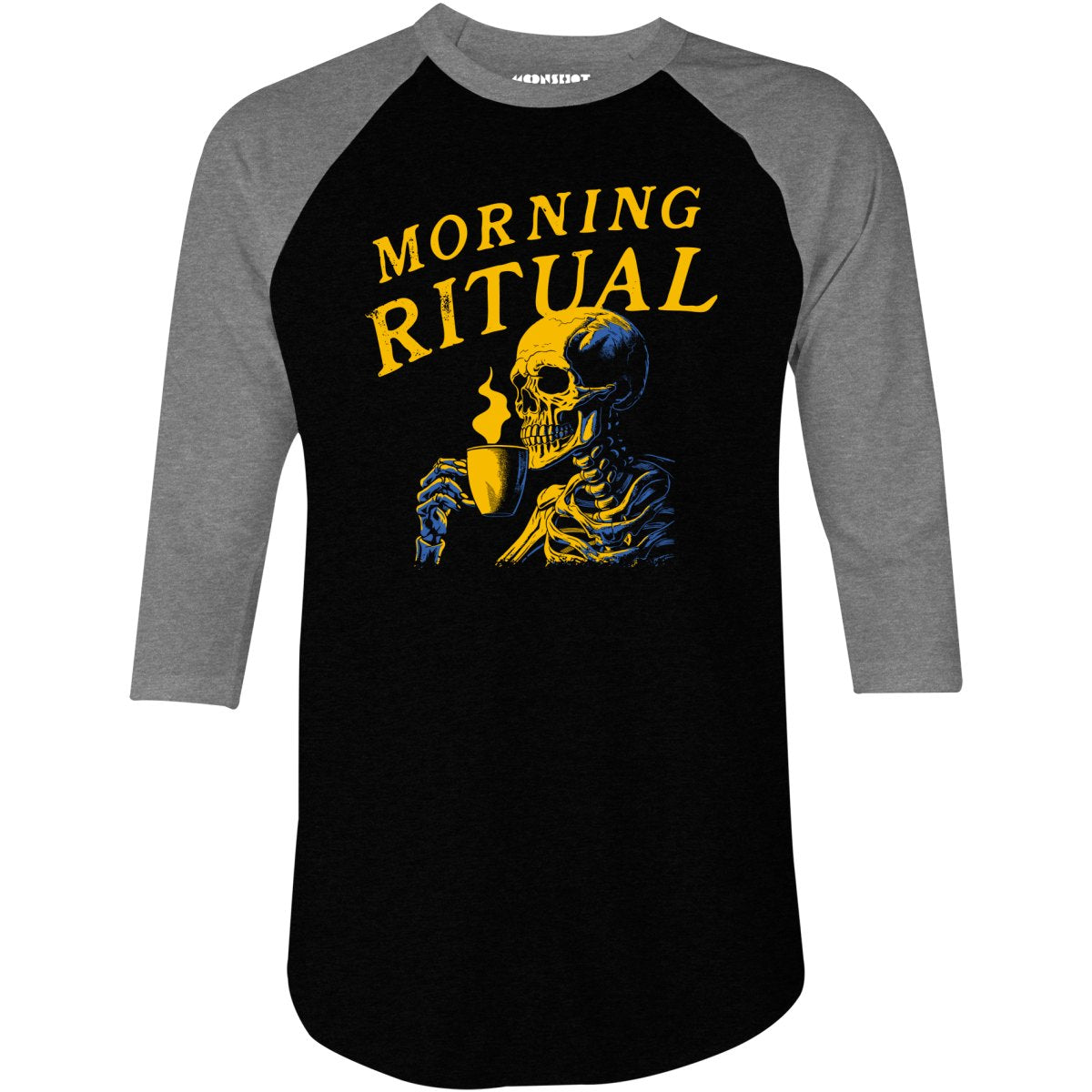 Morning Ritual - 3/4 Sleeve Raglan T-Shirt