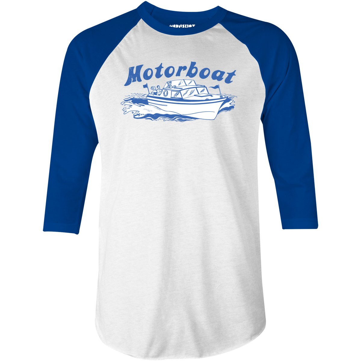 Motorboat - 3/4 Sleeve Raglan T-Shirt