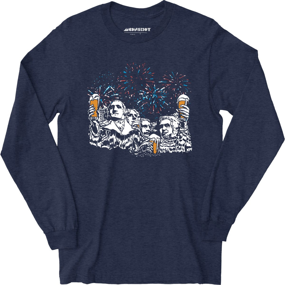 Mount Rushmore Beers - Long Sleeve T-Shirt
