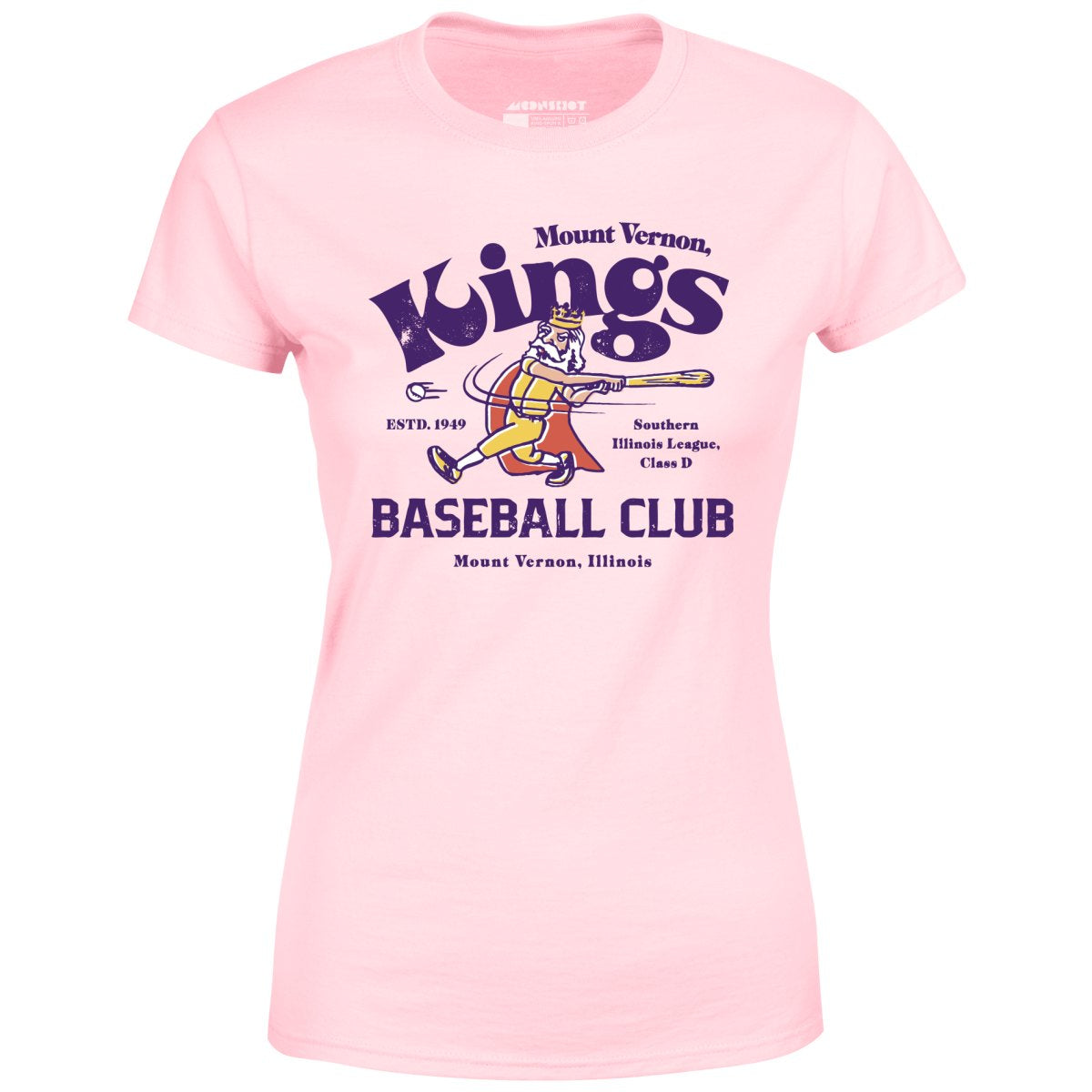 Mount Vernon Kings - Illinois - Vintage Defunct Baseball Teams - Women's T-Shirt