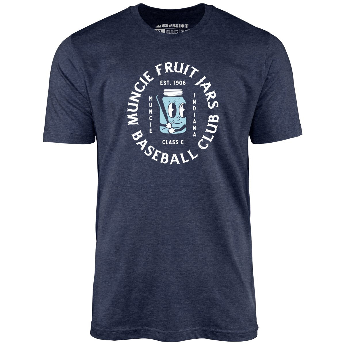 Muncie Fruit Jars - Indiana - Vintage Defunct Baseball Teams - Unisex T-Shirt