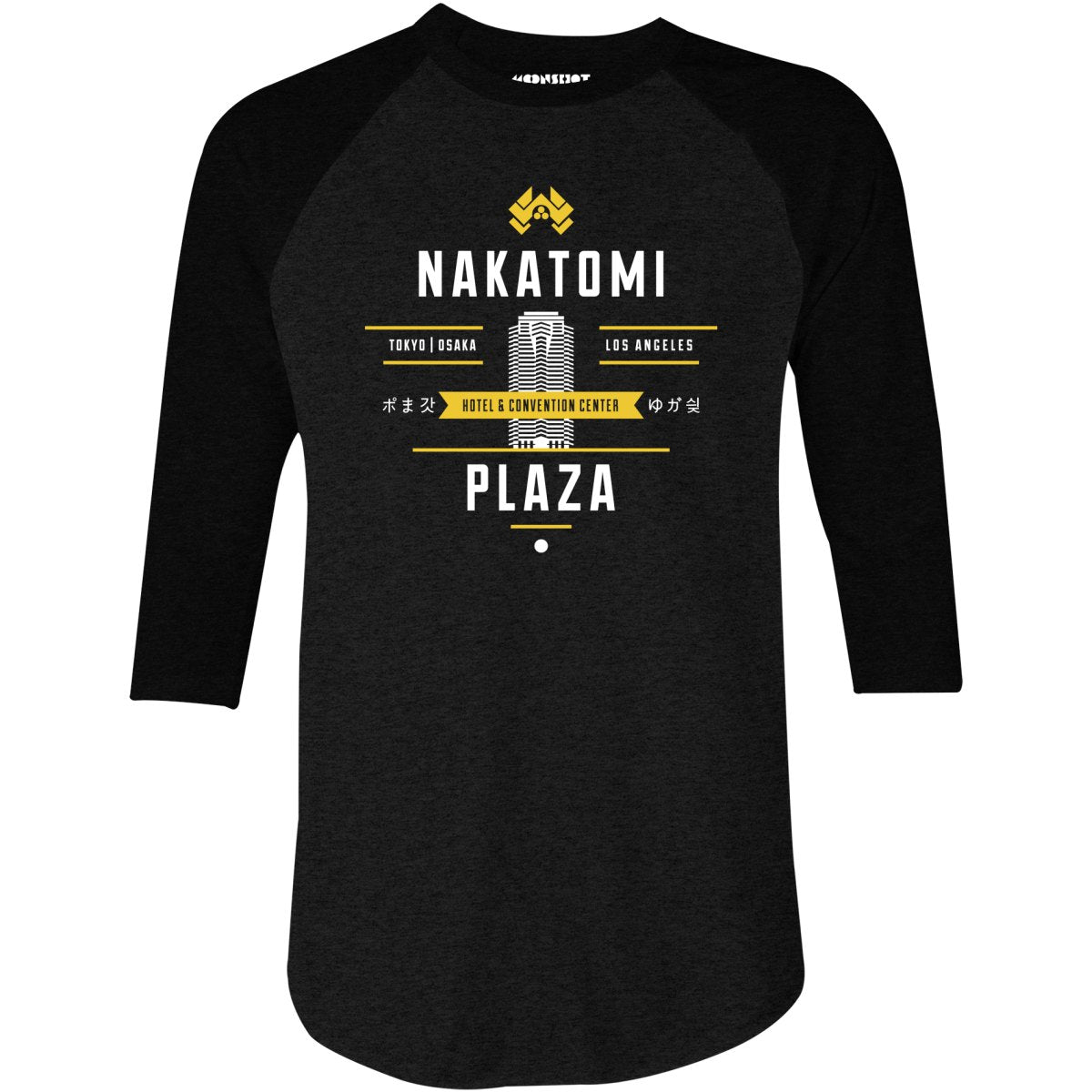 Nakatomi Plaza - 3/4 Sleeve Raglan T-Shirt