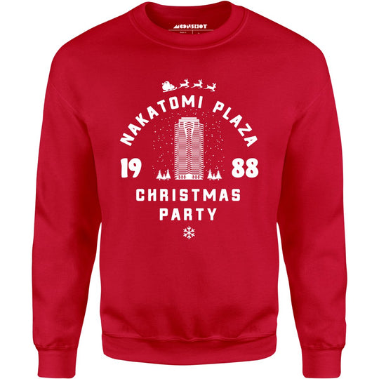 is this your homework larry shirt Nakatomi Plaza Christmas Party - Red - Full Front