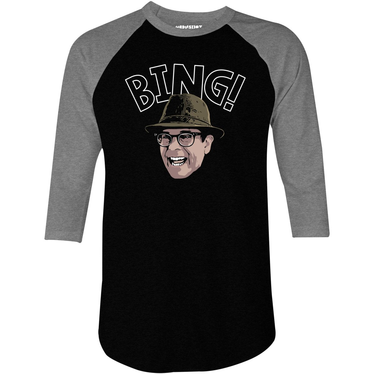 Ned Ryerson - Bing! - 3/4 Sleeve Raglan T-Shirt